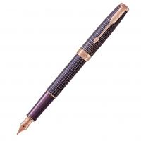 **Parker Sonnet Premium - Purple Cisele PGT, перьевая ручка, F  (СЕРЕБРО 925 пробы)