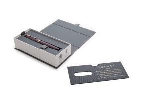 **Parker Sonnet Premium - Purple Cisele PGT, перьевая ручка, F  (СЕРЕБРО 925 пробы)
