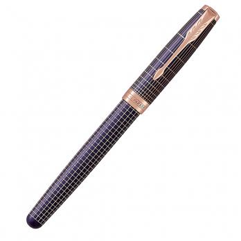 **Parker Sonnet Premium - Purple Cisele PGT, перьевая ручка, F  (СЕРЕБРО 925 пробы)